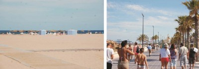 Lieber an den Strand oder ein Paseo auf der Promenade?