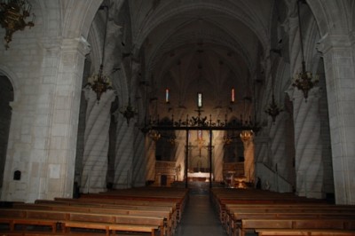 Iglesia Arciprestal de Santiago mit spiralförmigen Säulen