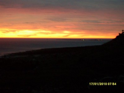 Sonnenaufgang mit Insel Tabarca