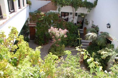 Der schön gestaltete Innenhof des Museums