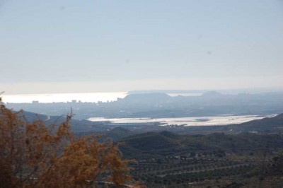 Blick von Busot aufs Mittelmeer