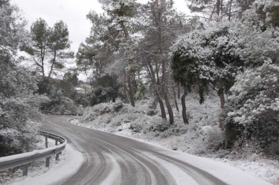 Hinter Castell ging es weiter die Berge hoch