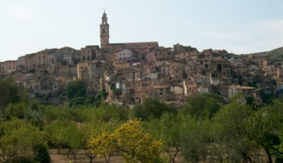 Die Stadt von unten betrachtet