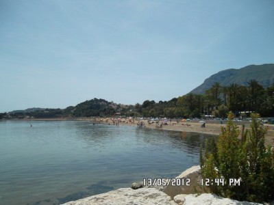 doch einige am strand