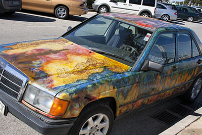 auch Autos mögen's bunt