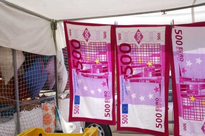 In Spanien hängt das Geld fast noch druckfrisch auf der Leine....