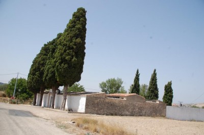 Typisch spanischer Friedhof in Alfafara (El Comtat)