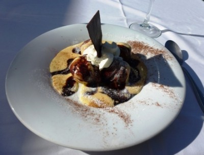 dessert profiteroles
