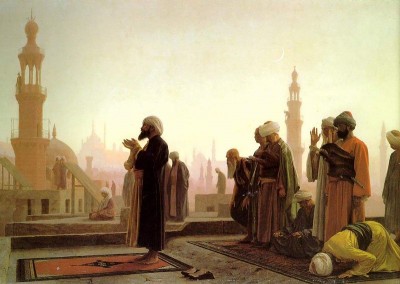„Gebet in Kairo“ von Jean-Léon Gérôme, 1865<br />Diese Bild- oder Mediendatei ist gemeinfrei, weil ihre urheberrechtliche Schutzfrist abgelaufen ist.