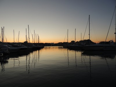 ... inkl. stimmungsvollem Sonnenuntergang.