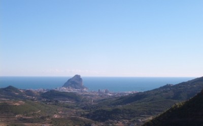 Calp von Pinos aus gesehen