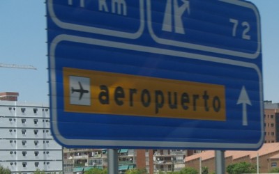 Ausfahrt Alicante Flughafen