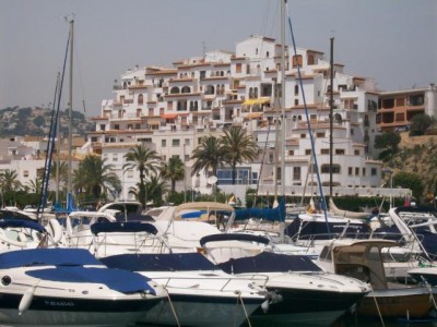 Blick vom Hafen auf die Altstadt
