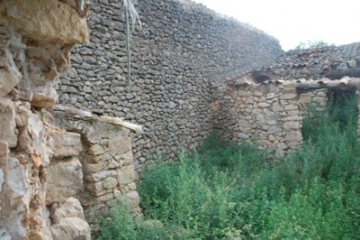Ruine aus Naturstein