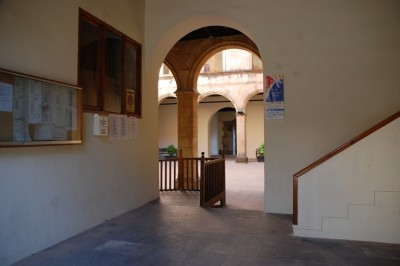 Palacio-Fortaleza del Marqués de Dos Aguas - Blick auf den Kreuzgang (Ausschnitt)