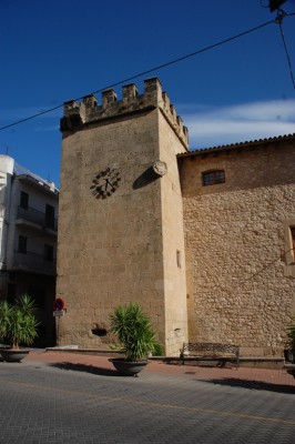 Palacio-Fortaleza del Marqués de Dos Aguas  - Uhrenturm