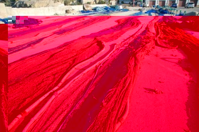 Taue und Netze trocknen in der Sonne