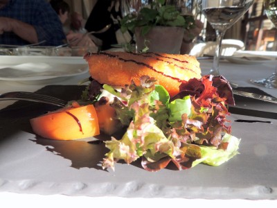 Salat mit Camembert (Vorspeise)