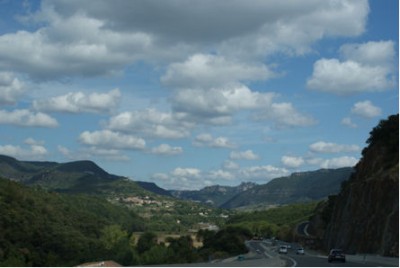 Schon die Fahrt in Frankreich ist einfach mal wieder schön, wenn man lange im südlicheren Spanien war