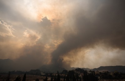 westlich von Pego, Bild ein wenig zu spät aufgenommen