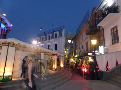ein Teil der Altstadt am Abend