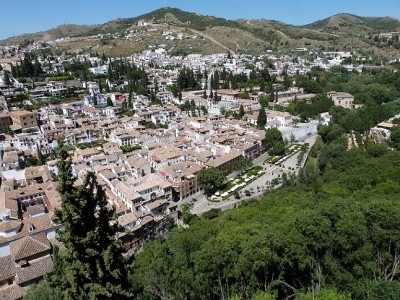 der Albaicin, von der Alhambra aus fotografiert