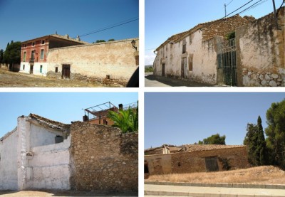 Alte Bauernhäuser im historischen Ortskern