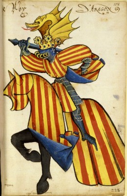 Peter IV. in Turnierrüstung, Bild um 1443–1445 - Foto: gemeinfrei