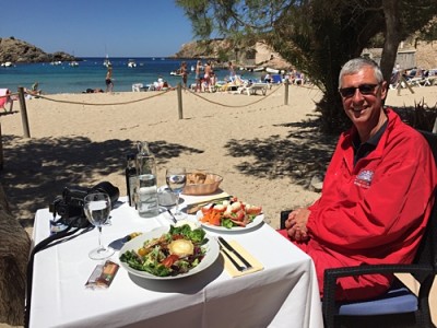 schöner Platz zum Essen