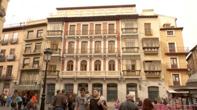 Plaza de Zocodover im Oktober.