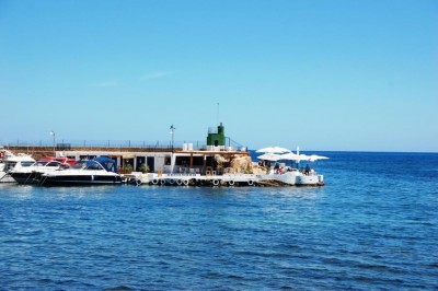 Blick vom Strand