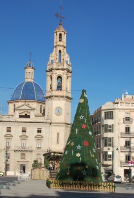 unechter Tannenbaum in Alcoi