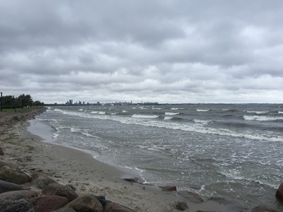 die stürmische Ostsee