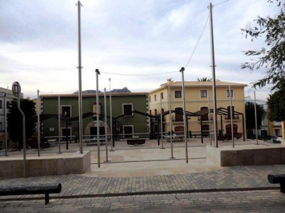 Plaza Mayor 2016, im Hintergrund die Casa de Cultura<br />Foto: Florecilla