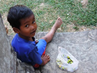 kleiner Khmer-Junge