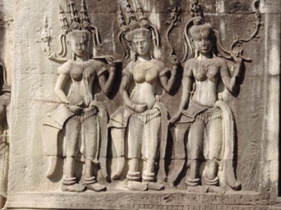 Relief in Angkor Wat