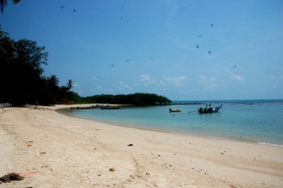 Einsame Strände findet man im Süden <br />von Ko Samui