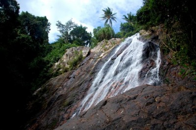 Kao Yai Waterfall, dort waren wir <br />genauso wie Josefine