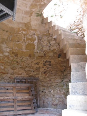 Blick ins Innere einer &quot;leeren&quot; Mühle.