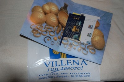 Mappe der Tourist-Info Villena