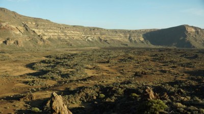 Blick vom Teide auf die Canadas.