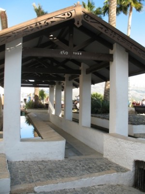 Restauriertes Waschhaus in La Nucia