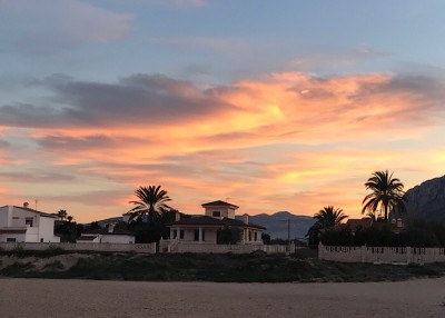 Einfach gerade aus gefahren und schon am Meer...