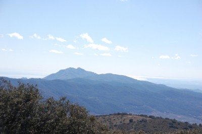 Blick nach Südosten, im Hintergrund das Meer