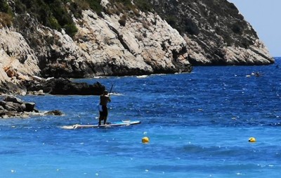 Surf de pala ODER <br />Stand Up Paddling (SUP), auch Stehpaddeln genannt