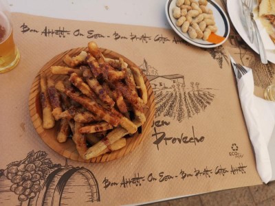 Berenjenas.JPG (72.33 KiB) 4123 mal betrachtet Rein vegetarisch:<br />Berenjenas con miel