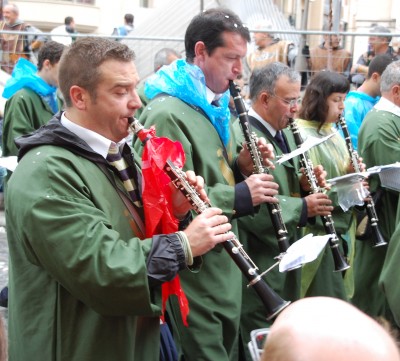 die Klarinette (Clarinete)darf in keinem Festzug fehlen.