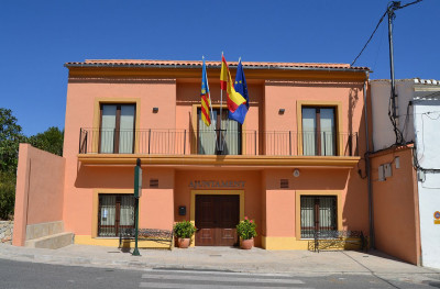 Rathaus der Gemeinde Vall de Laguar in Fleix<br />Ajuntament de la Vall de Laguar, Fleix