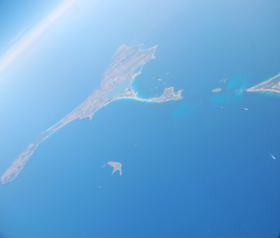 Luftaufnahme von Formentera