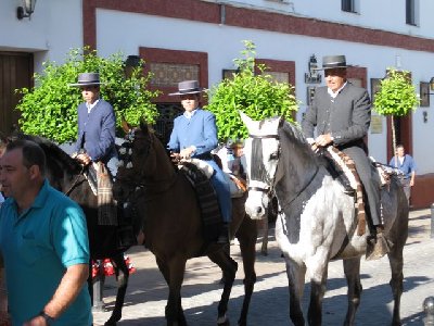 Die Caballeros machen sich auf den Weg.